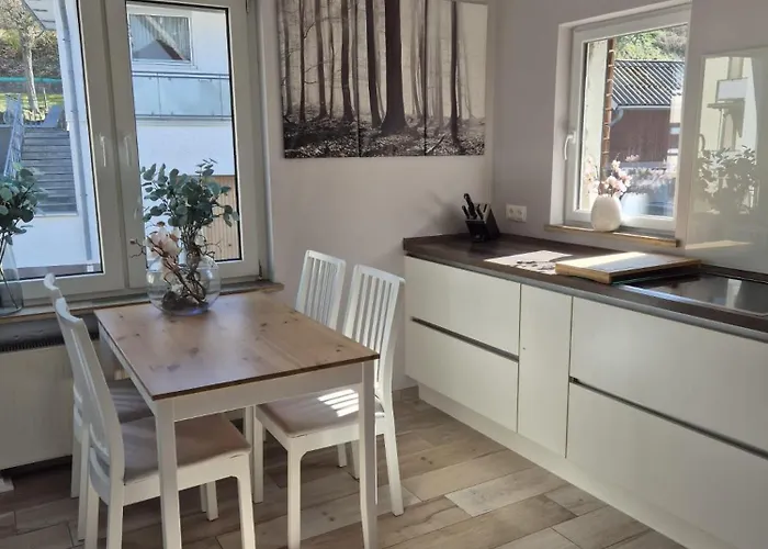 Anbindung In Den Nationalpark Eifel Fuer 6 Personen Und Max 2 Hunde Inklusive Terrasse Daire Schleiden